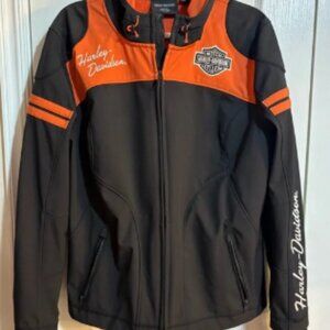 Harley-Davidson Black and Orange Riding Jacket